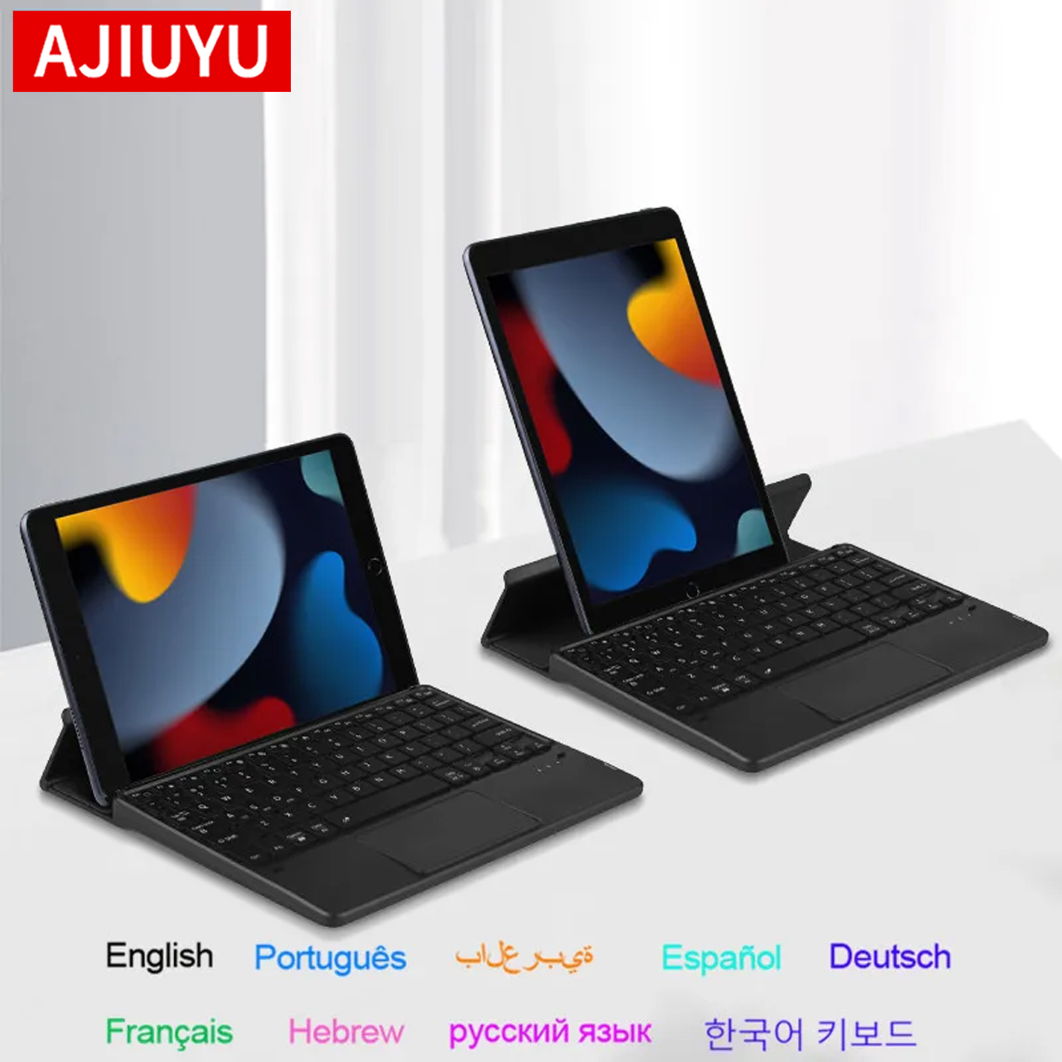 Windows Tablet Accessories - AJIUYU Tastiera Bluetooth pieghevole con touchpad