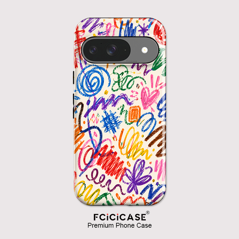 Google Pixel 8A - Fcicicase Cover per Telefono con Pittura