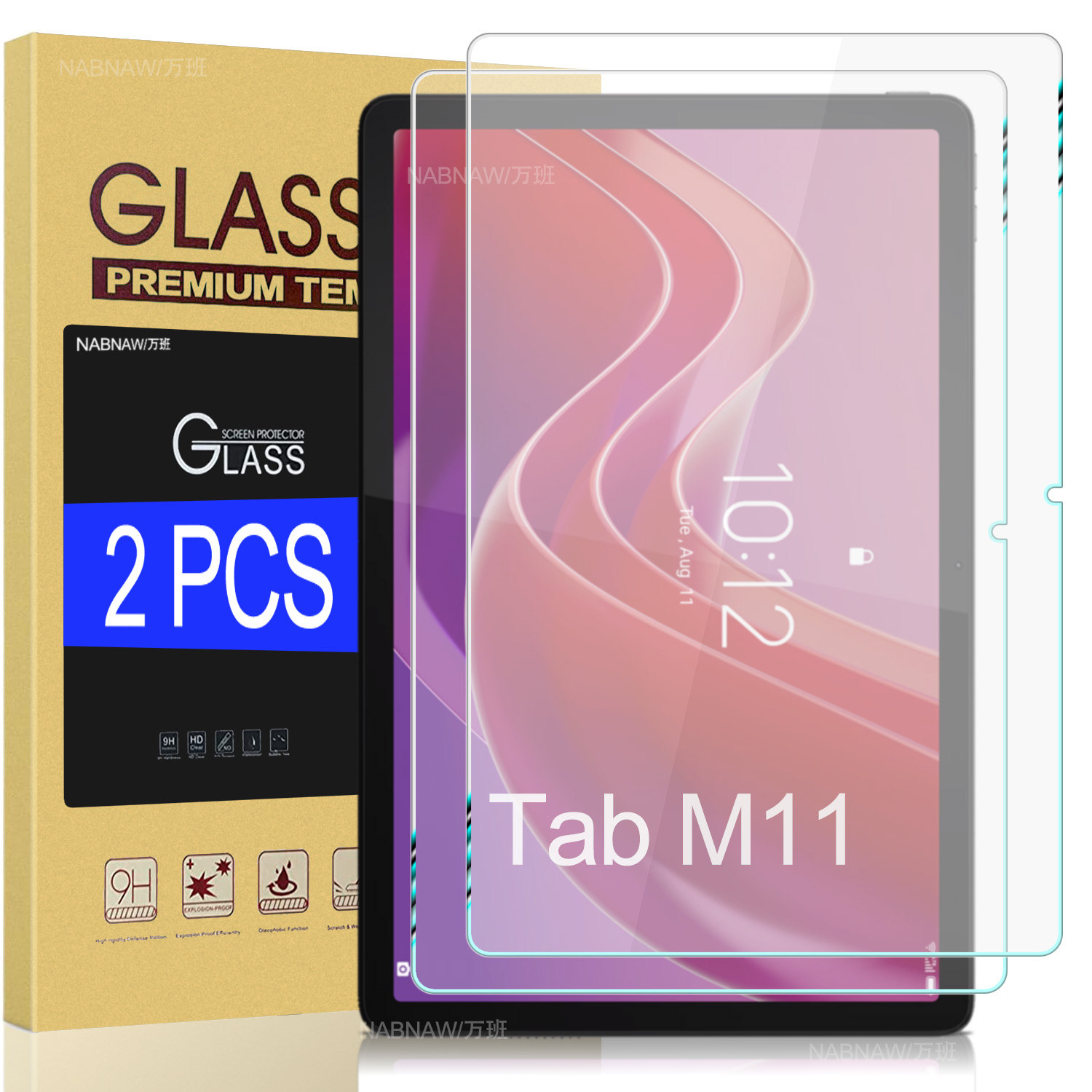 Lenovo Tablet M11 Accessories - 2 pezzi HD protezione schermo antigraffio