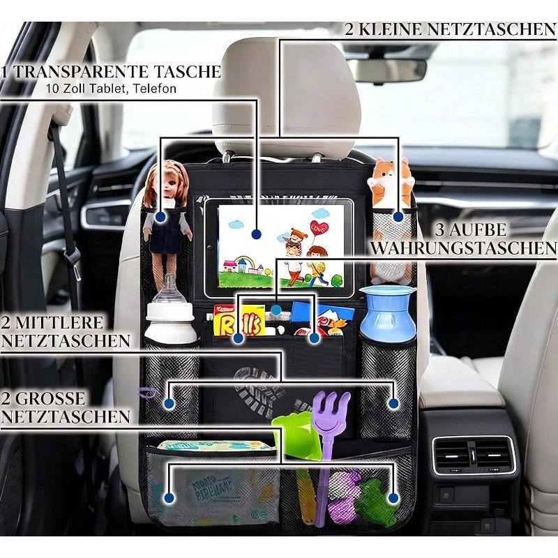 Organizer per Sedile Posterior - Tablet Accessories Bag recensione e prezzo