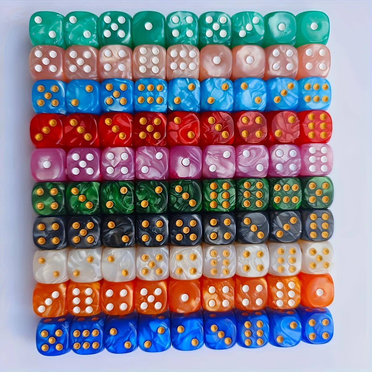 10 Pezzi Dadi D6 con Effetto P - Tablet Gaming Accessories recensione e prezzo