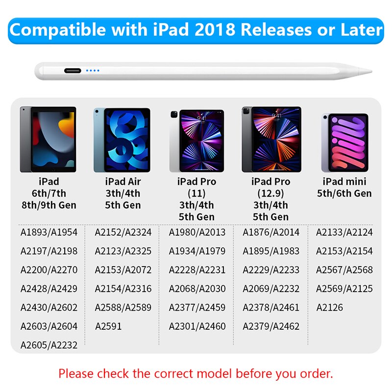 Per Apple Matita Palm Rejectio - Ipad Pencil Stylus recensione e prezzo